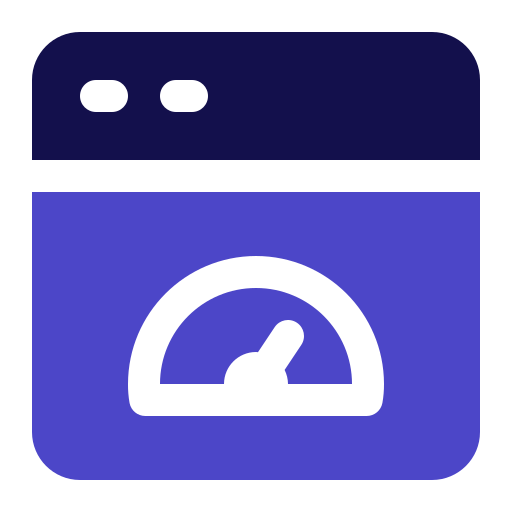 Page speed Generic Blue icon
