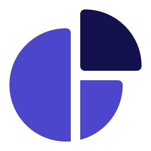 Pie chart Generic Blue icon