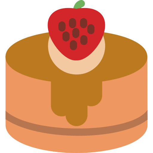 gâteau aux fraises Generic Flat Icône