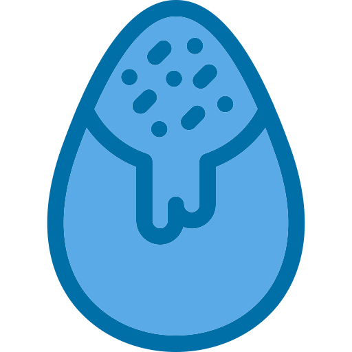 uovo di cioccolato Generic Blue icona