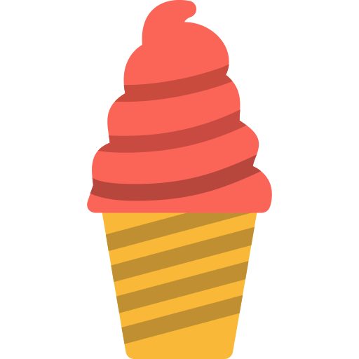 taza de helado Generic Flat icono