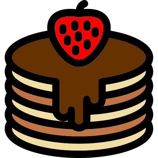 pancakes Generic Outline Color icona