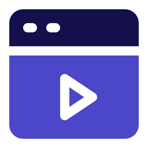 Video marketing Generic Blue icon