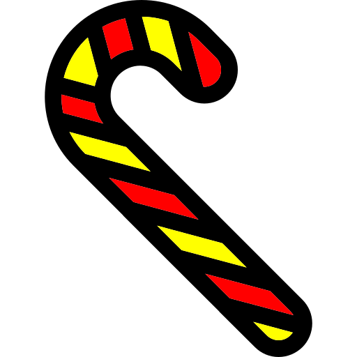 사탕 지팡이 Generic Outline Color icon