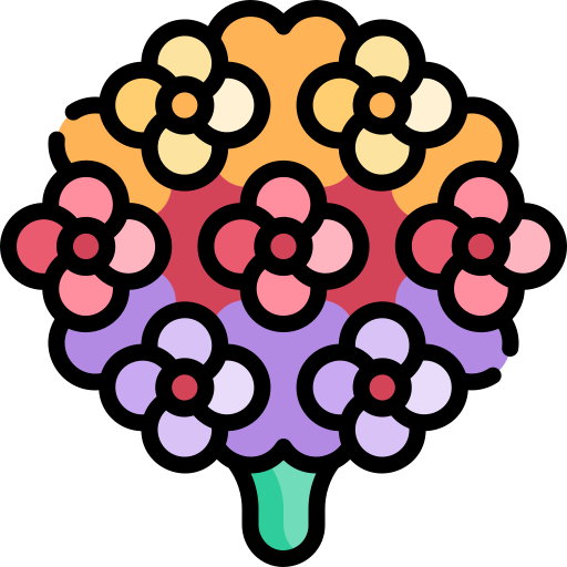 Lantana Kawaii Lineal color icon