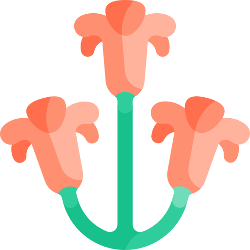 clivia Kawaii Flat ikona