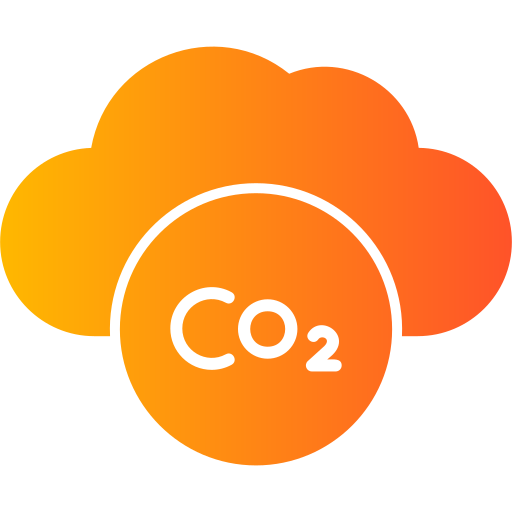 CO2 cloud Generic Flat Gradient icon