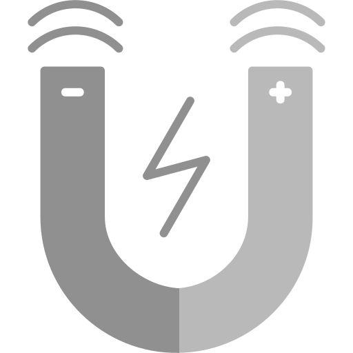 Magnetic field Generic Grey icon