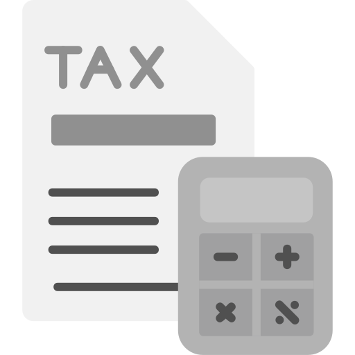 Tax calculate Generic Grey icon