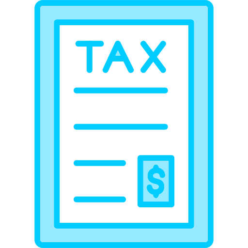impôt Generic Blue Icône