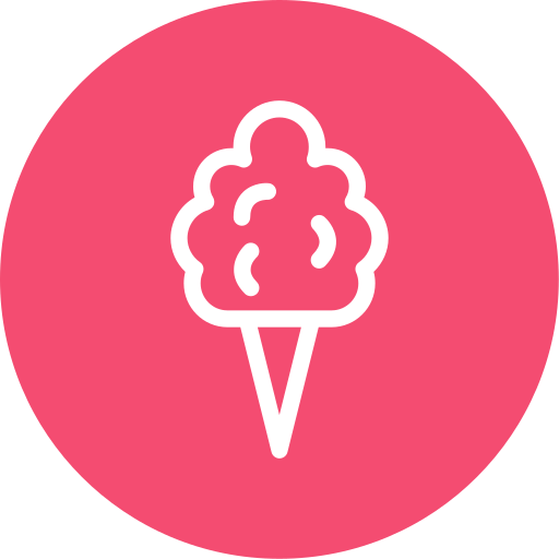 Cotton candy Generic Flat icon