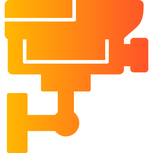 telecamera a circuito chiuso Generic Flat Gradient icona