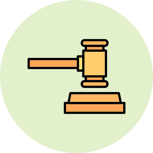 giustizia Generic Outline Color icona