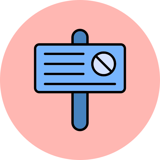 항의 Generic Outline Color icon