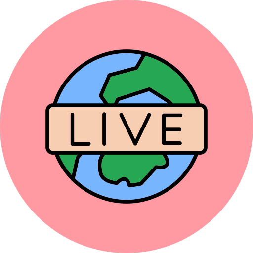 live uitzending Generic Outline Color icoon
