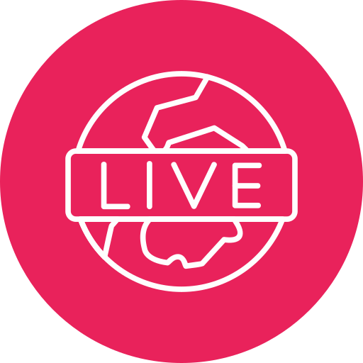 live-Übertragung Generic Flat icon