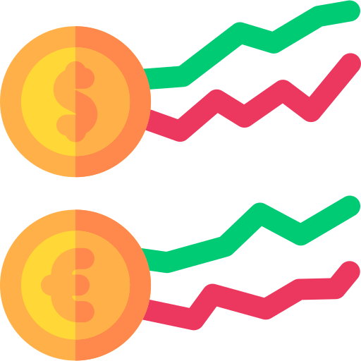 Обменный курс Basic Rounded Flat иконка
