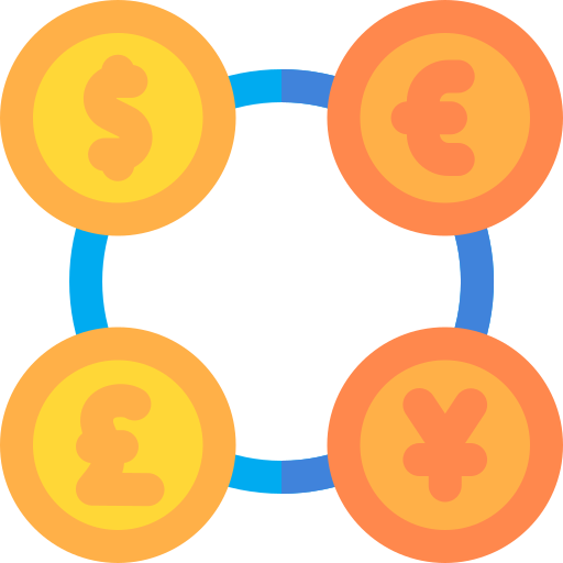 Currencies Basic Rounded Flat icon