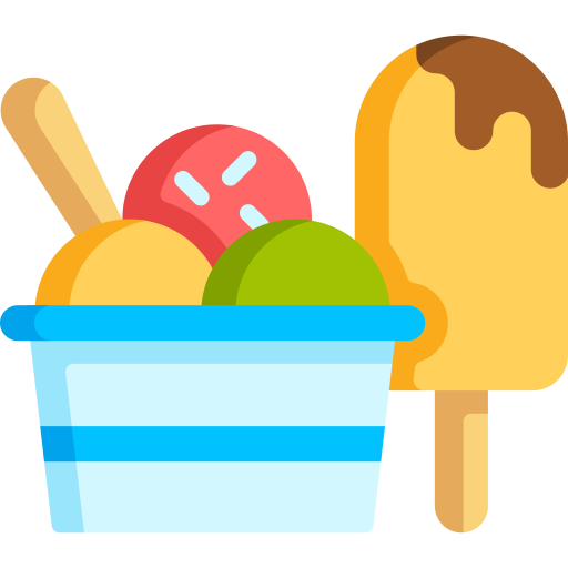 Ice cream Special Flat icon