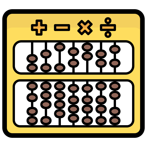 Abacus Generic Outline Color icon