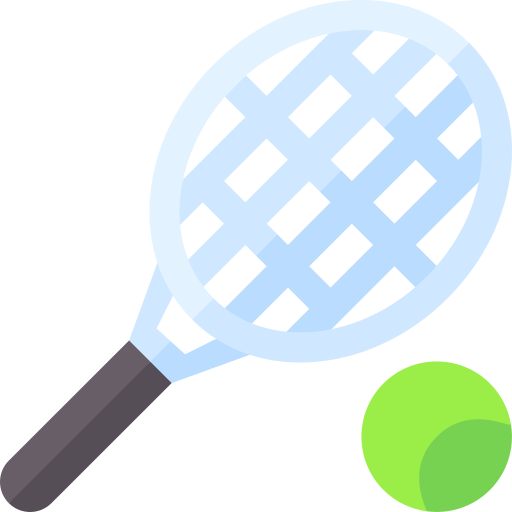 tennis Basic Straight Flat icon