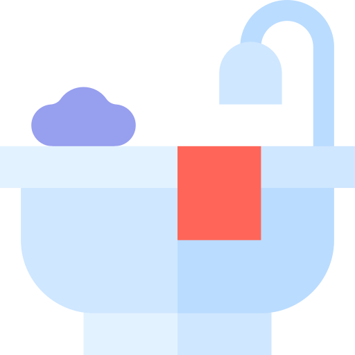 Bath Basic Straight Flat icon