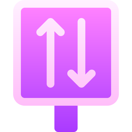 交通標識 Basic Gradient Gradient icon