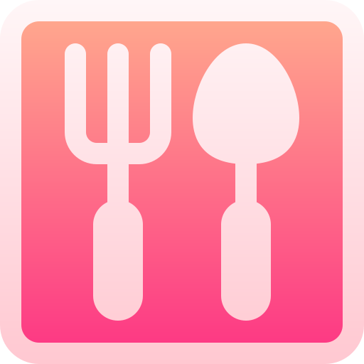 Restaurant Basic Gradient Gradient icon
