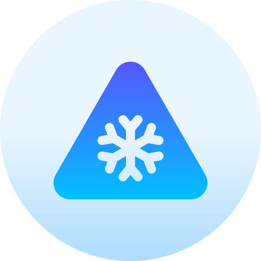 Śnieg Basic Gradient Circular ikona