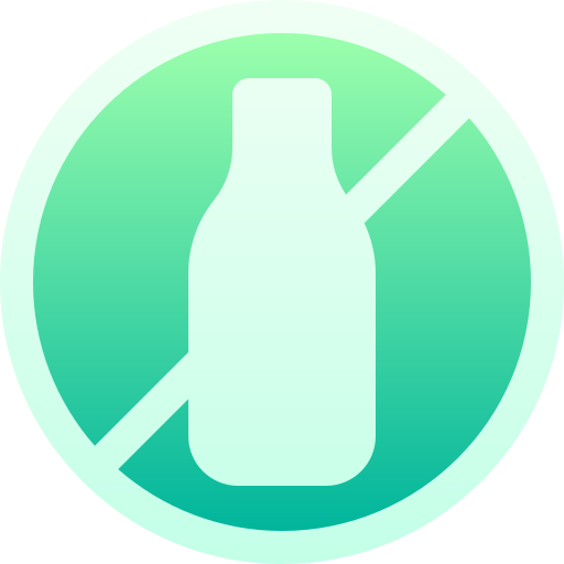 No drinking Basic Gradient Gradient icon