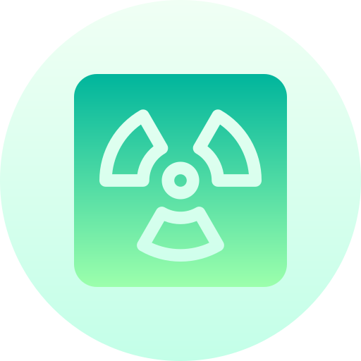 Радиоактивный Basic Gradient Circular иконка
