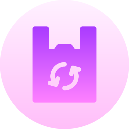 Öko-tasche Basic Gradient Circular icon