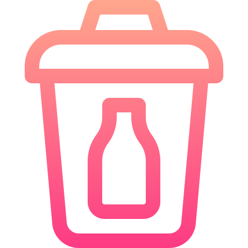 bottiglia Basic Gradient Lineal color icona