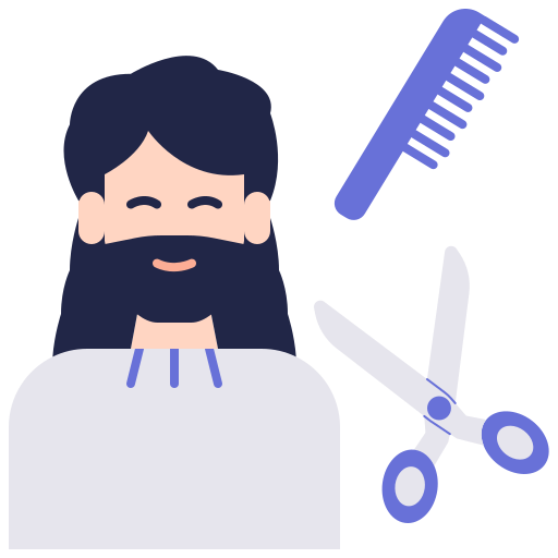 barbero Generic Flat icono