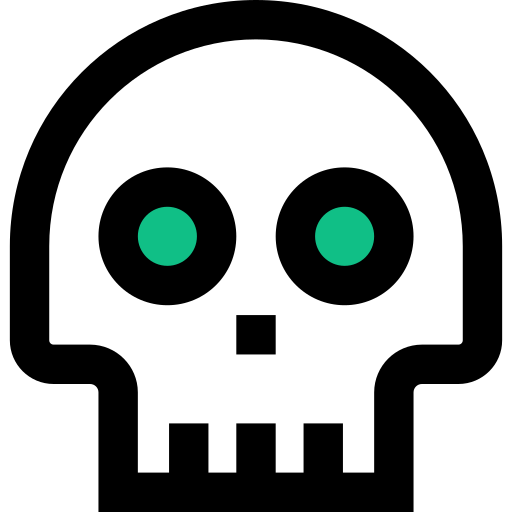 Skull dmitri13 Lineal Color icon