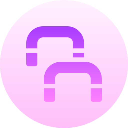Пуш-ап бар Basic Gradient Circular иконка