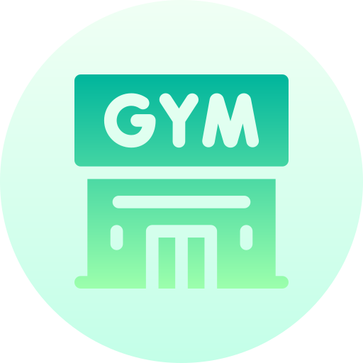 gym Basic Gradient Circular Icône
