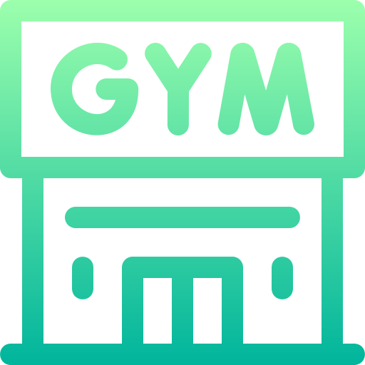gym Basic Gradient Lineal color Icône