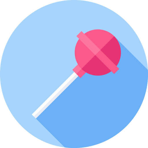lolly Flat Circular Flat icoon