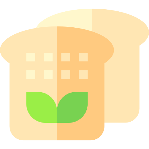 小麦パン Basic Straight Flat icon