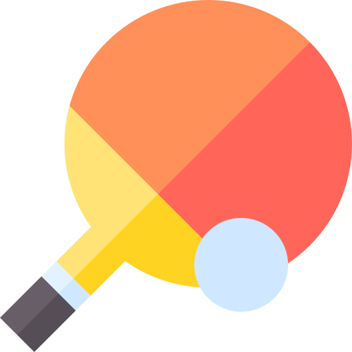ping pong Basic Straight Flat icona