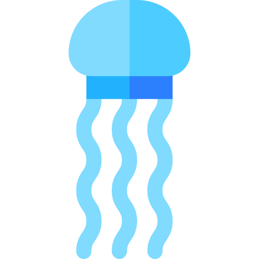 Jellyfish Basic Rounded Flat icon