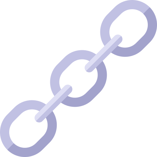 cadenas Basic Rounded Flat icono