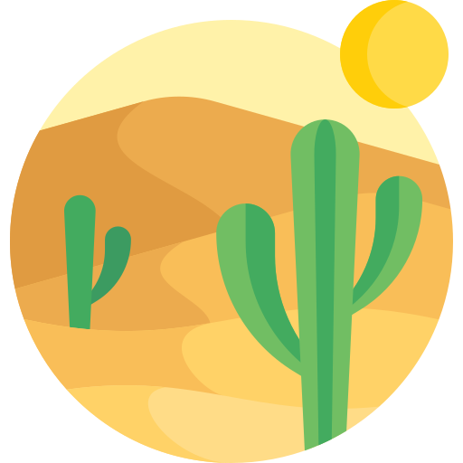 Desert Detailed Flat Circular Flat icon