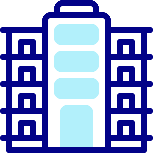 departamento Detailed Mixed Lineal color icono