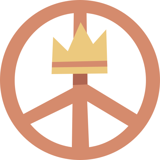 paz Cartoon Flat icono