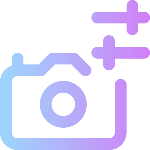 cámara fotográfica Super Basic Rounded Gradient icono