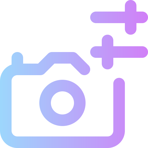 Photo camera Super Basic Rounded Gradient icon