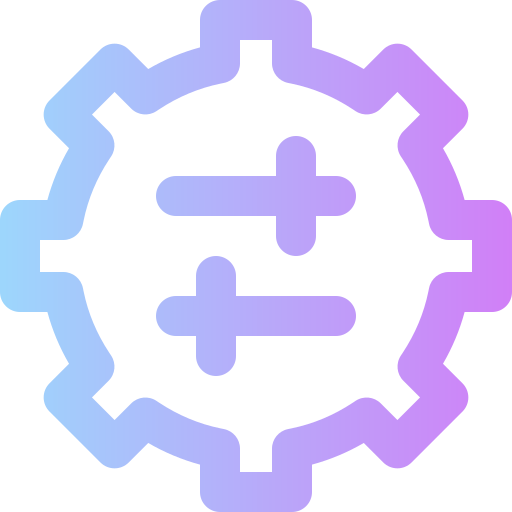 Settings Super Basic Rounded Gradient icon
