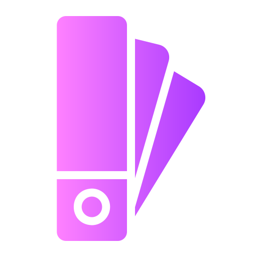 색상 팔레트 Generic Flat Gradient icon